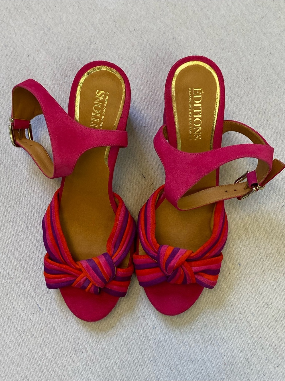Sezane Editions Carmela High Sandals Size 39 - Picture 8 of 11